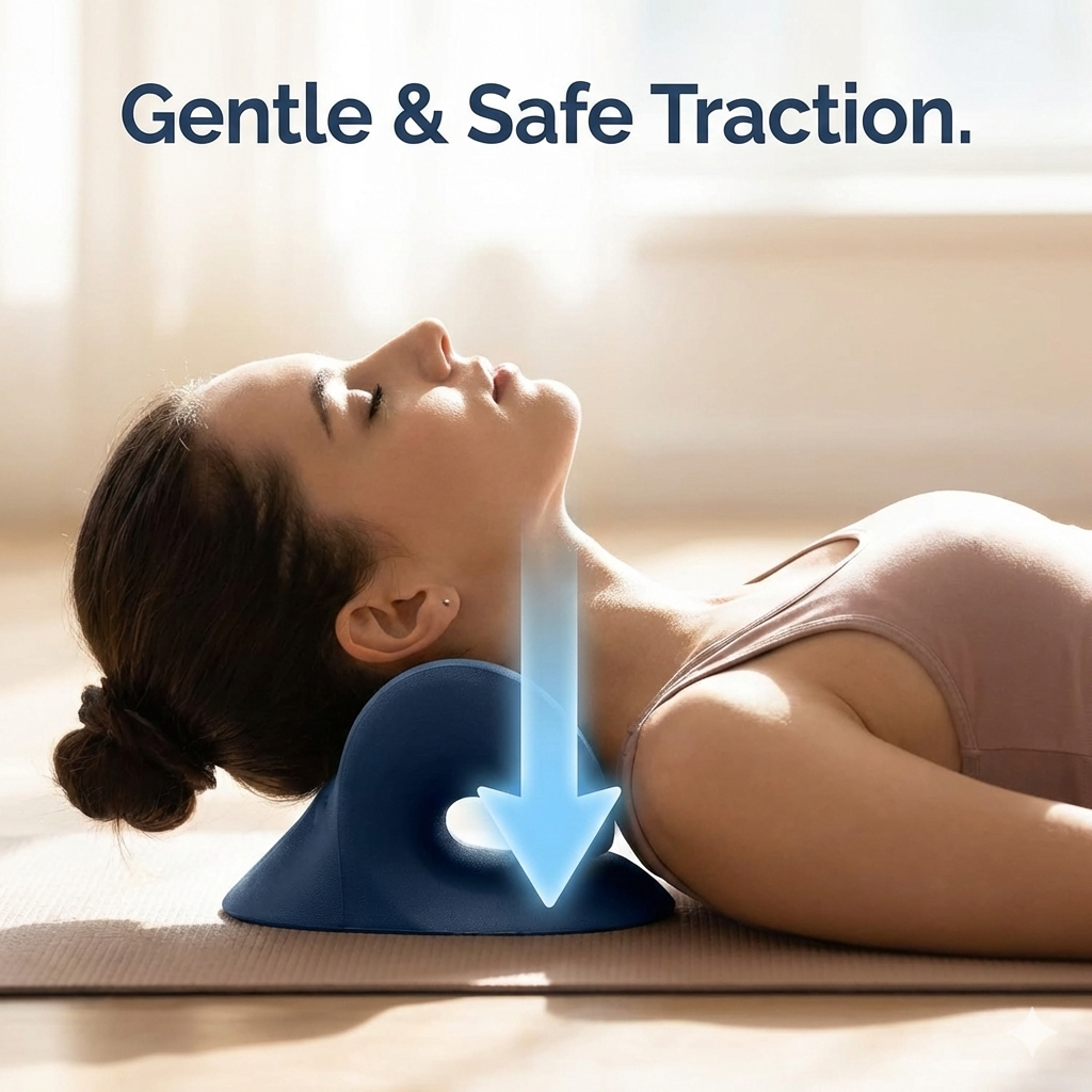 NeckCloud™ – Orthopedic  Cervical Traction Stretcher for Instant Pain Relief & Posture Correction (8 Min/Day)
